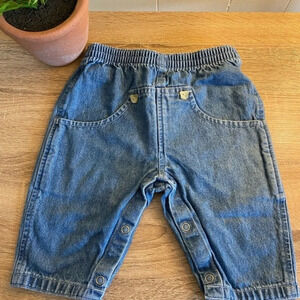 Arizona‎ Blue Denim Bear shaped Buttons 6-9 months